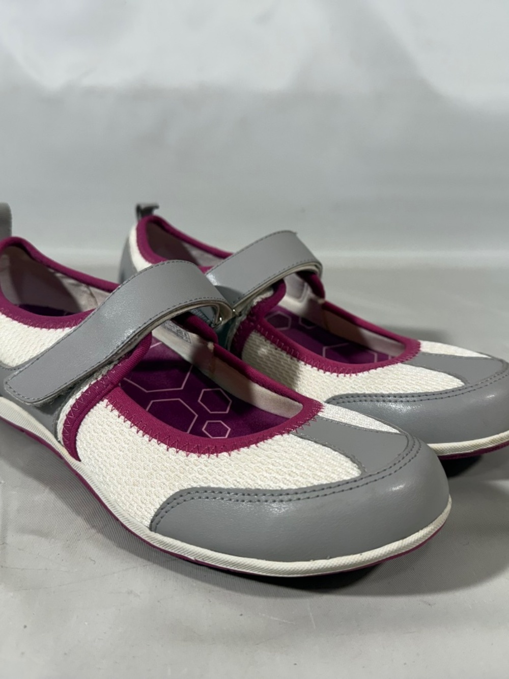Vionic Ailie Mary Jane Leather Mesh Comfort Shoes Orthaheel Walk Women’s Size 8